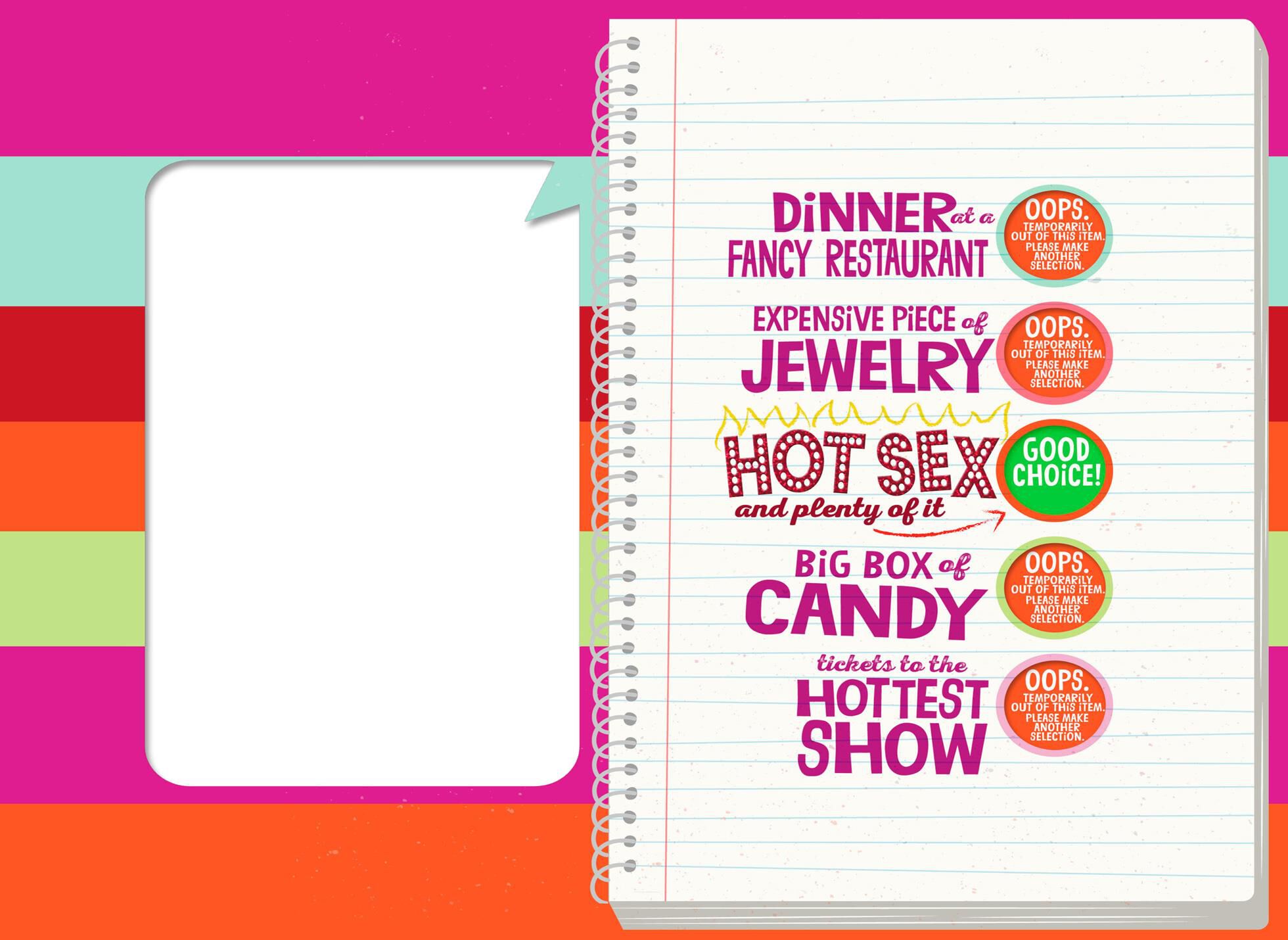 sexy sweetest day cards Exposed breast teen